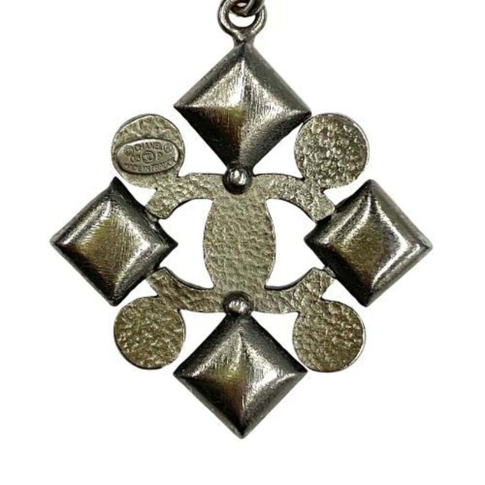 CHANEL Vintage Silver Logo Necklace - Picture 4 of 5